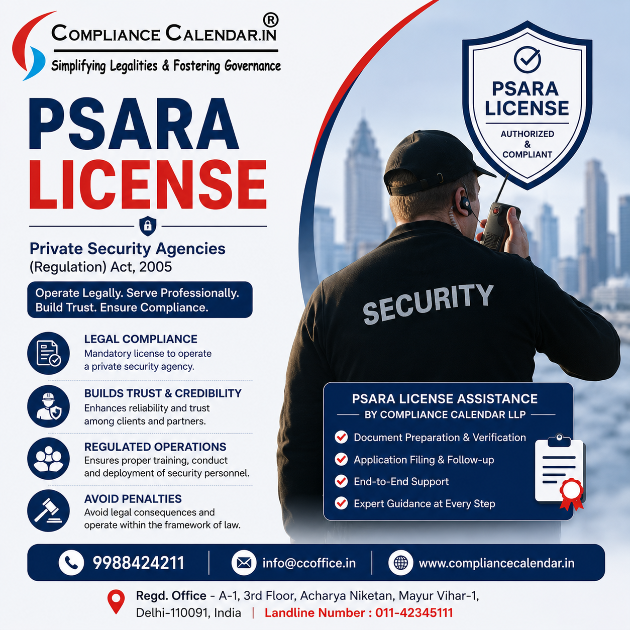  Get PSARA License for Your Security Agency – Expert Compliance Support