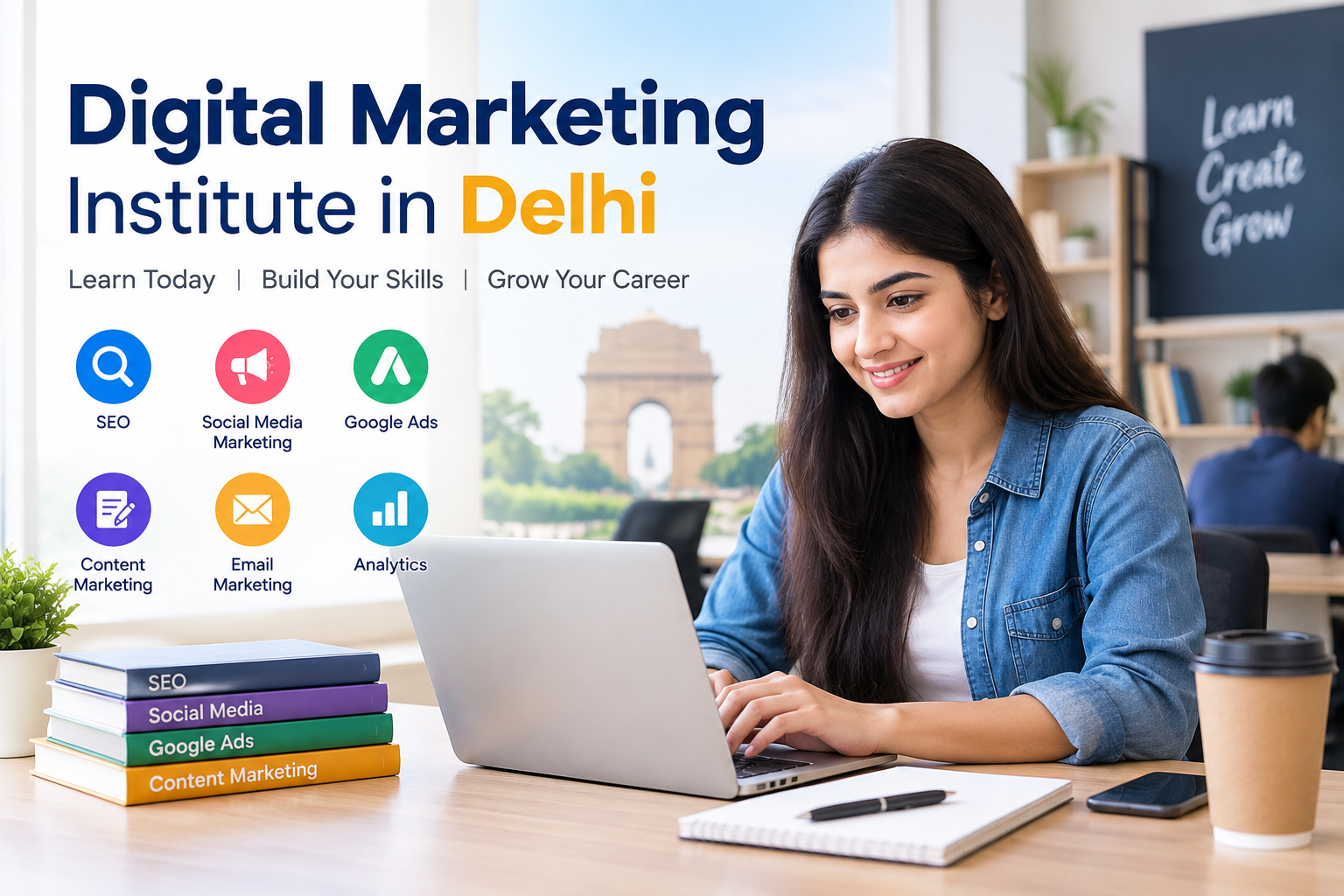  Digital Marketing Institute in Delhi for Practical Training