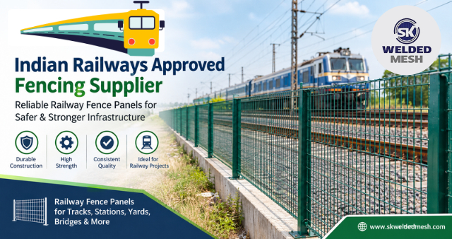  Indian Railways Approved Fencing & Panel Supplier