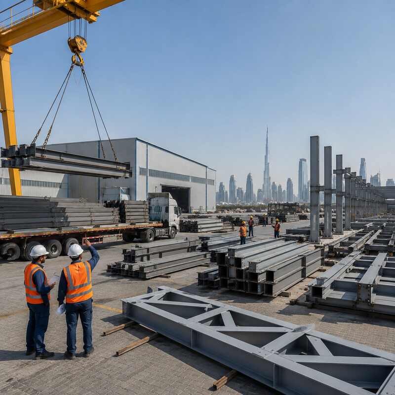  Steel Structure Supplier In Dubai for Commercial and Industrial Buildings