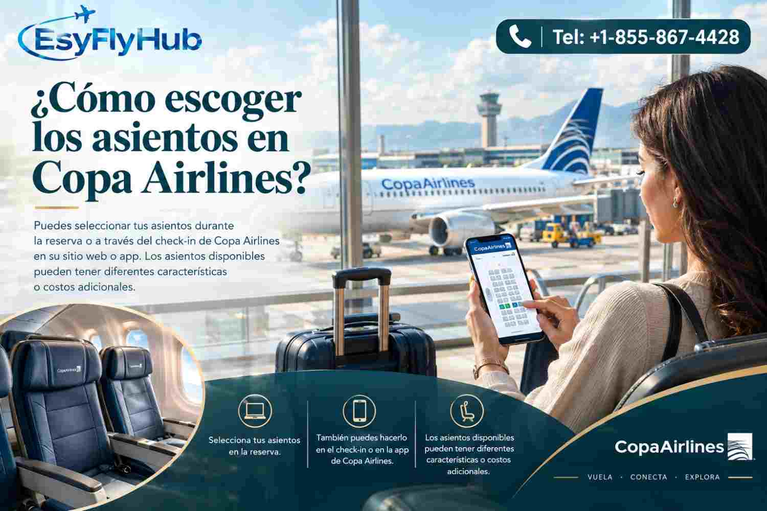  Opciones de Selección de Asientos en Copa Airlines