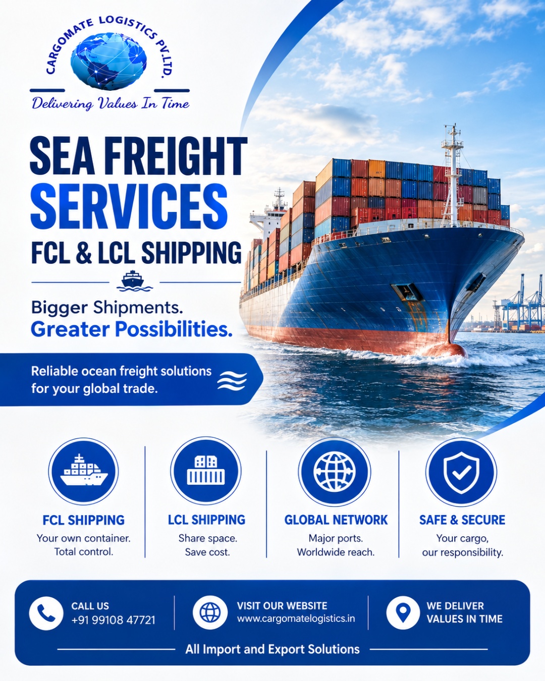  Sea Cargo Services India for Reliable Global Cargo Movement
