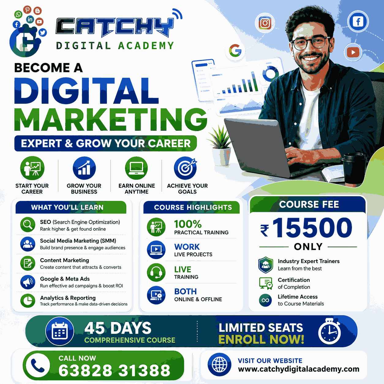  catchy digital marketing academy