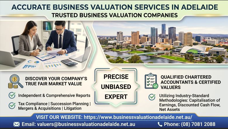  Accurate Business Valuation Companies in Adelaide