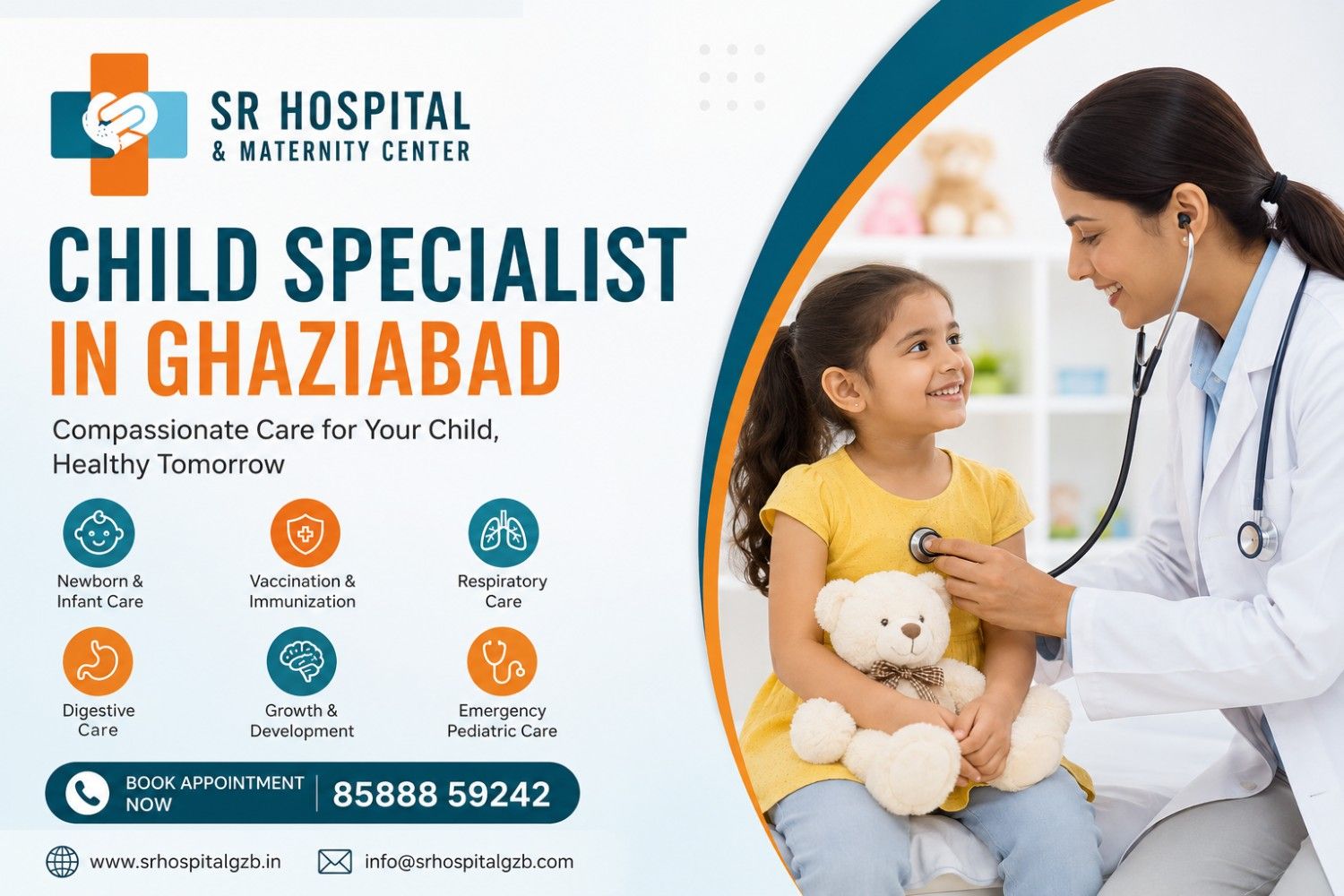  Child Specialist in Ghaziabad for Complete Pediatric & Child Care