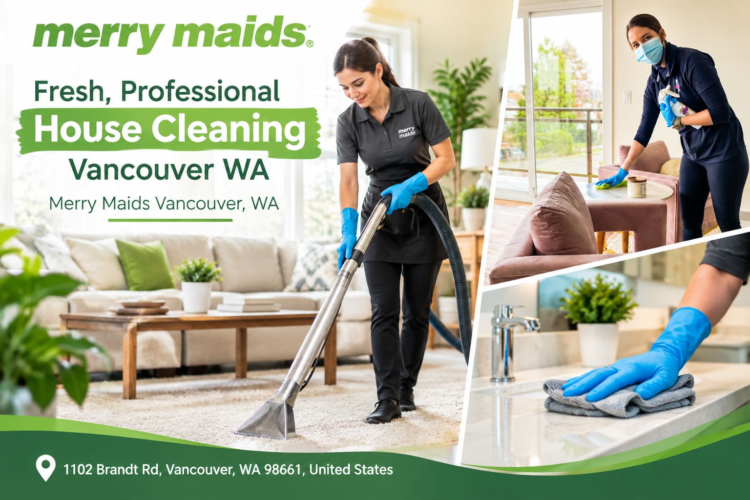  Fresh, Professional House Cleaning Vancouver WA - Merry Maids Vancouver, WA