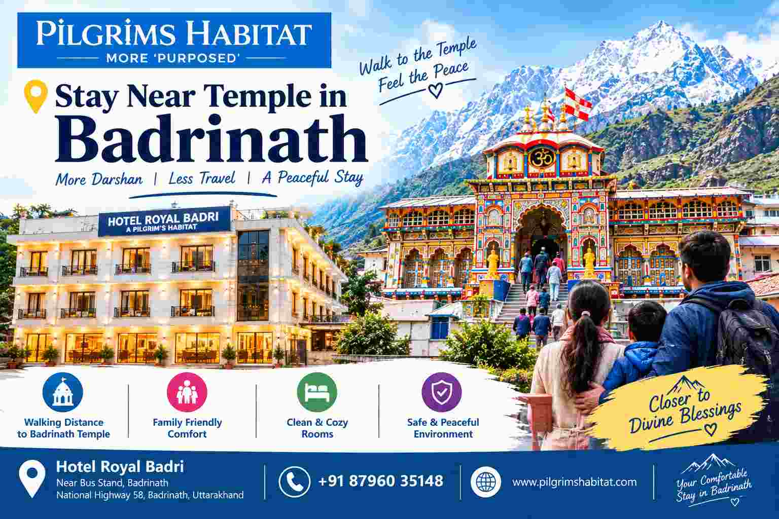  Stay Near Temple in Badrinath
