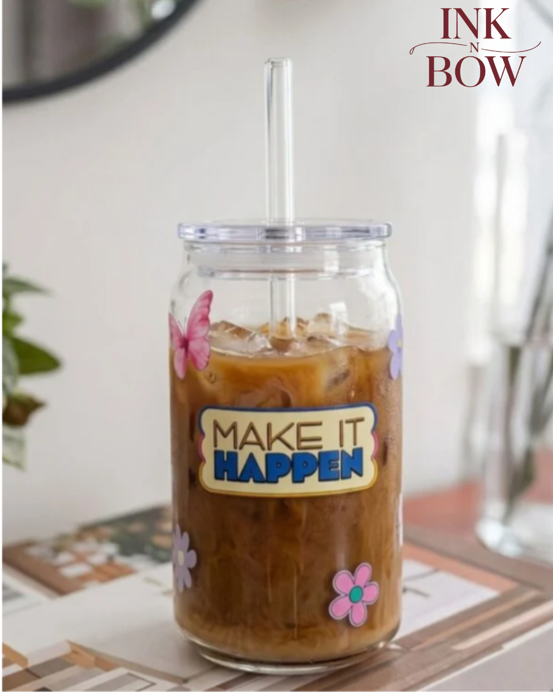  Order Your Personalized Glass Tumbler Today | Ink N Bow