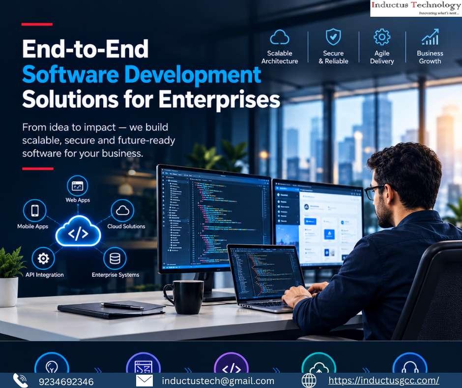  End-to-end software development solutions for enterprises