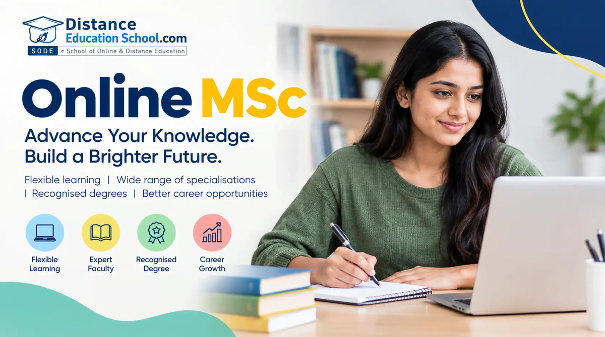  Find Information About Online MSc Degree in India