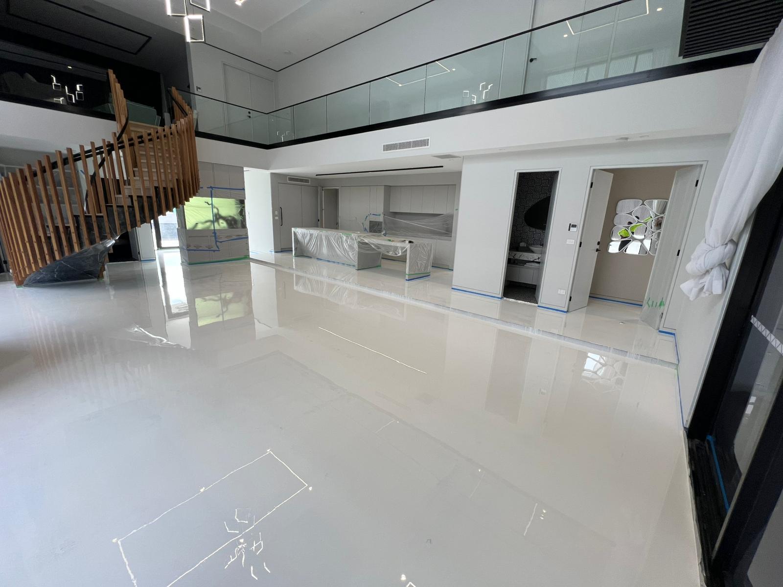  Modern Metallic Resin Flooring for Rouse Hill Properties