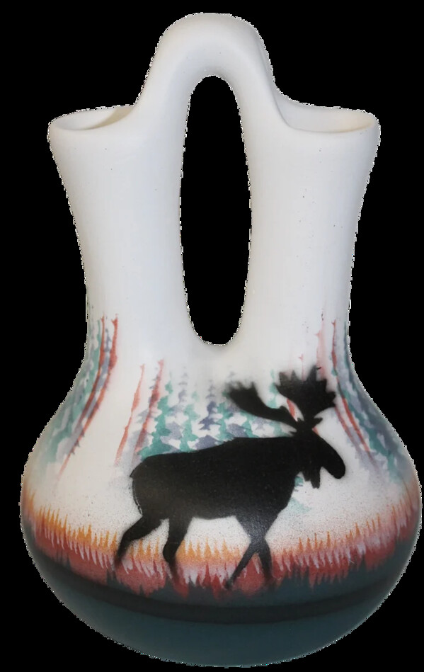  Buy Moose Pottery Wedding Vase | Handcrafted Art Pottery