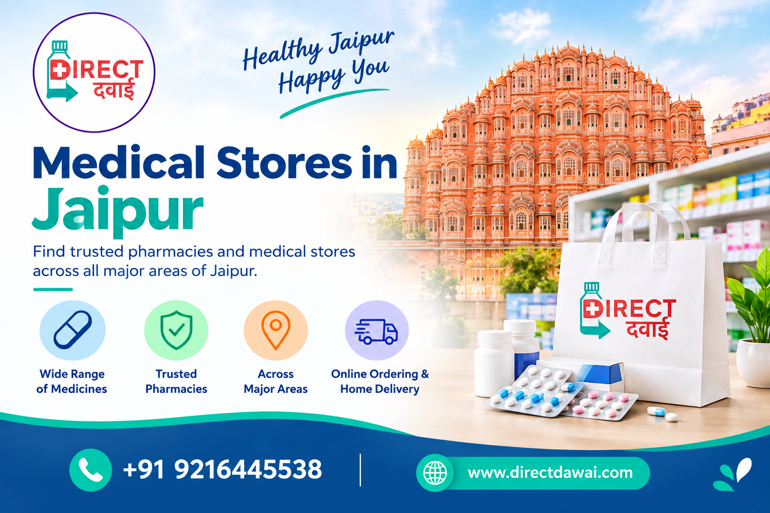  Find Nearby Medicine Shops Across Jaipur