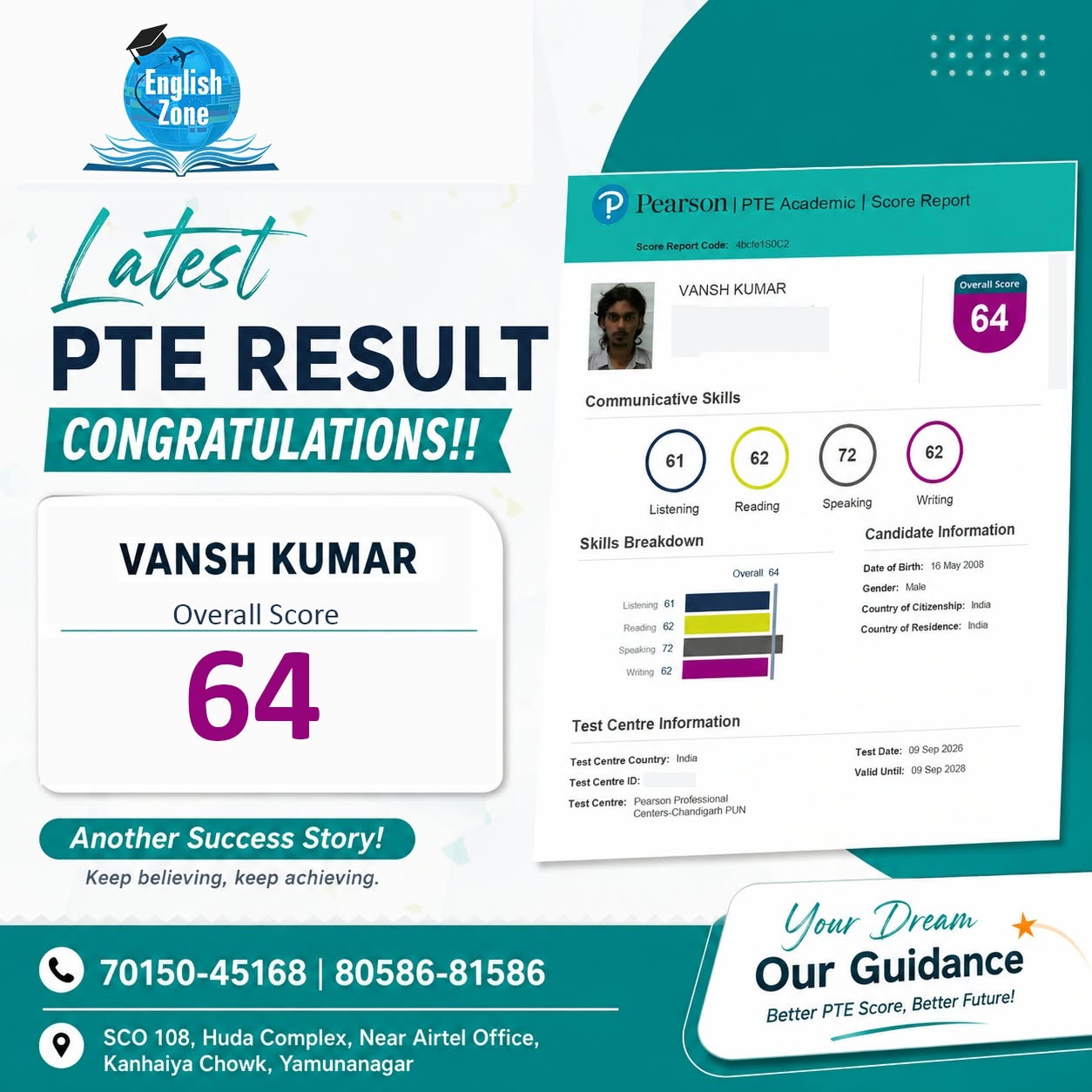  Best PTE Institute in Yamunanagar for Better PTE Performance