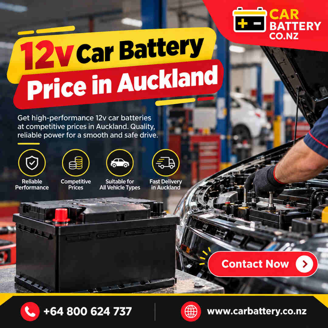  12v Car Battery Price in Auckland | Car Battery Shop near me