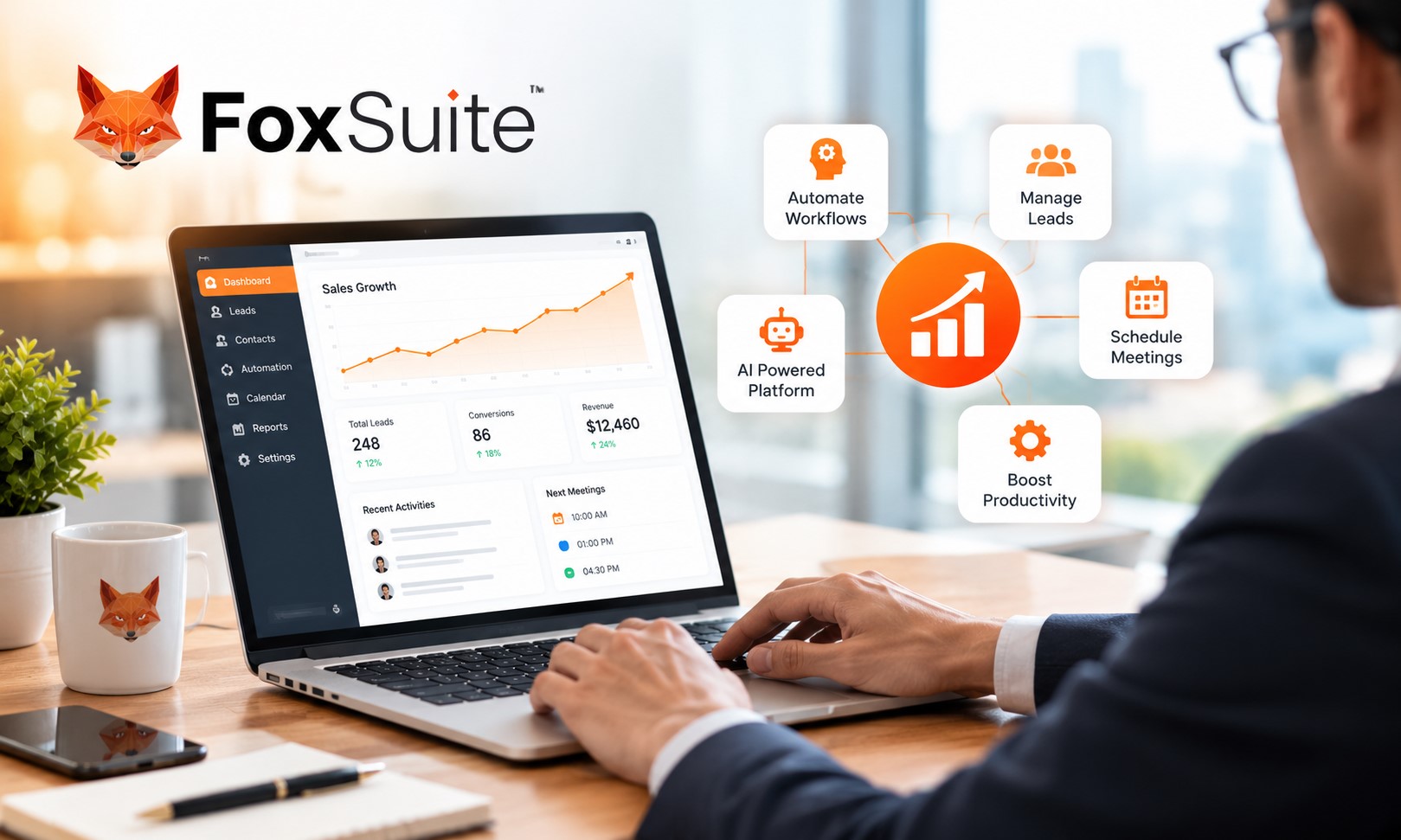  Fox Suite's Sales Automation Platform for Smarter Growth