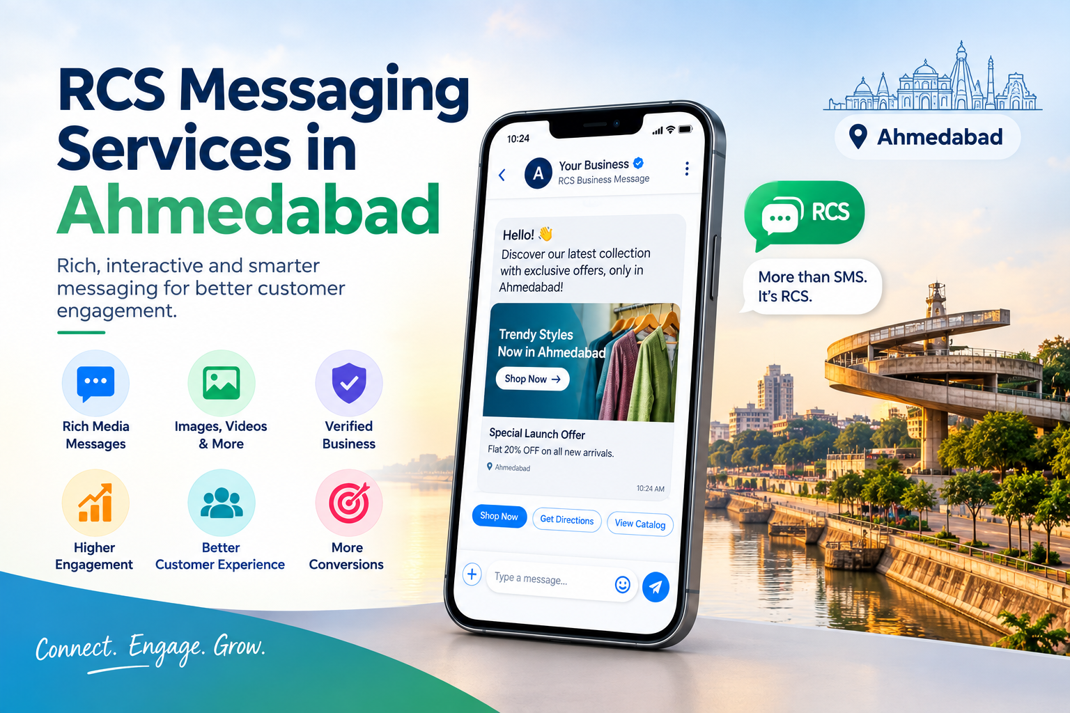  RCS Messaging in Ahmedabad for Richer Mobile Campaigns
