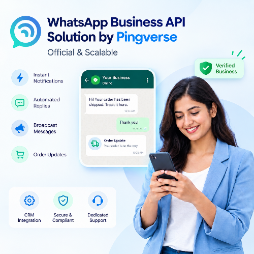  WhatsApp Business API Solution by Pingverse | Official & Scalable