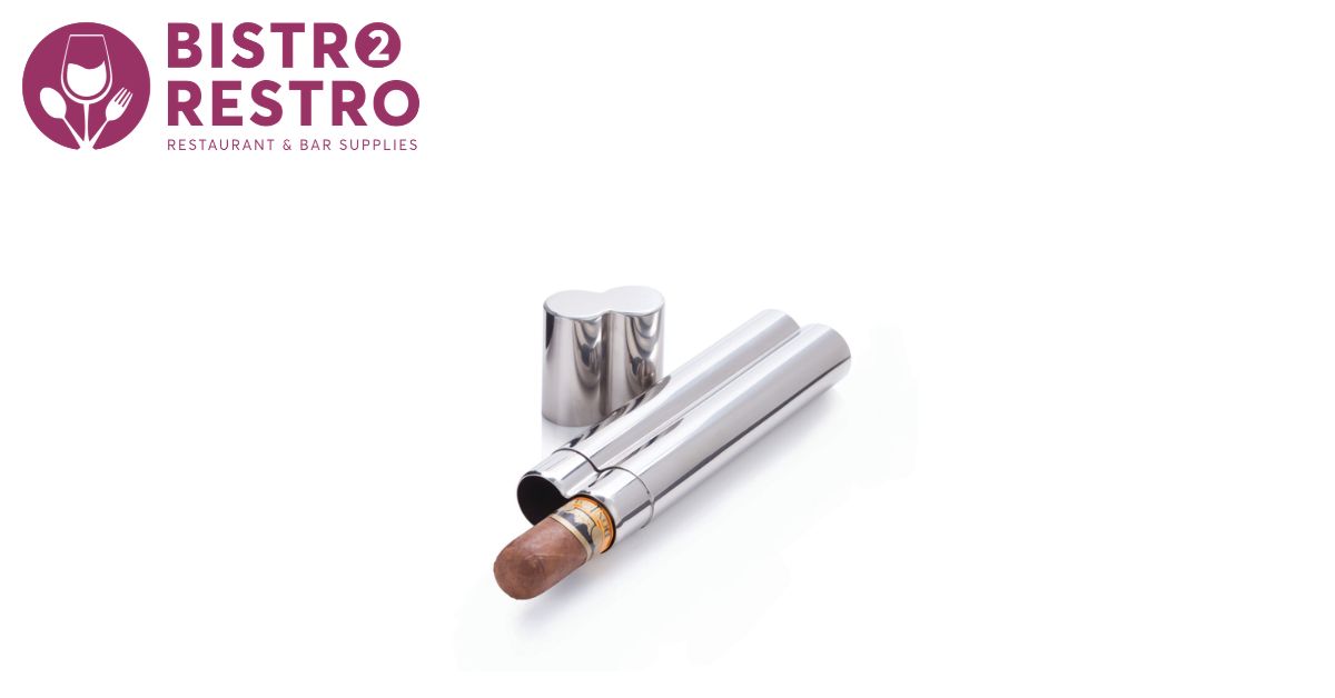  Viski Stainless Steel Cigar Holder for Cigar Service