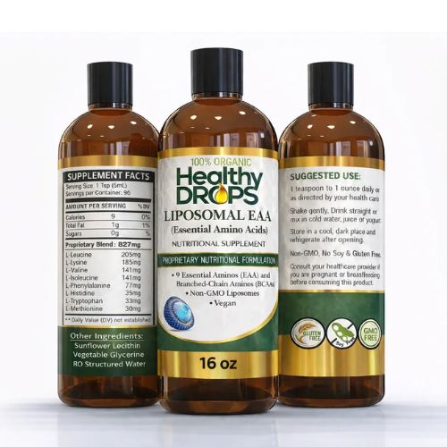  EAA Essential Amino Acids for Daily Nutrition | Healthy Drops