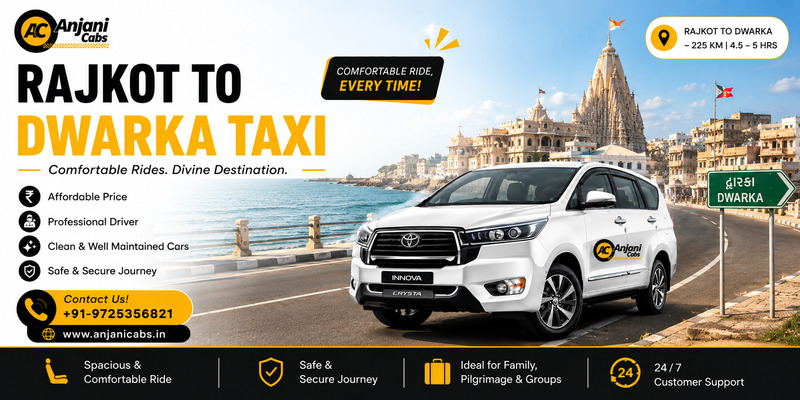  Rajkot to Dwarka Taxi | Plan Your Dwarka Trip