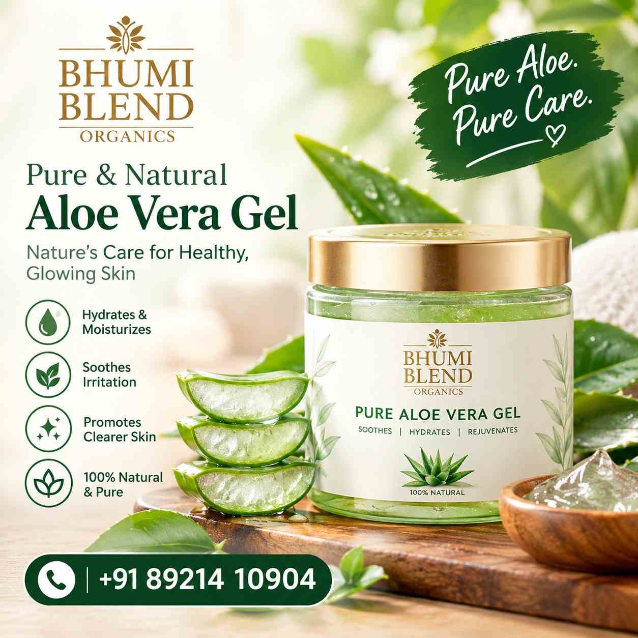  Buy Pure Aloe Vera Gel for Natural Hydration