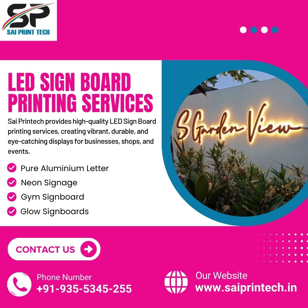  What to Consider When Choosing Acrylic LED Sign Boards Nearby