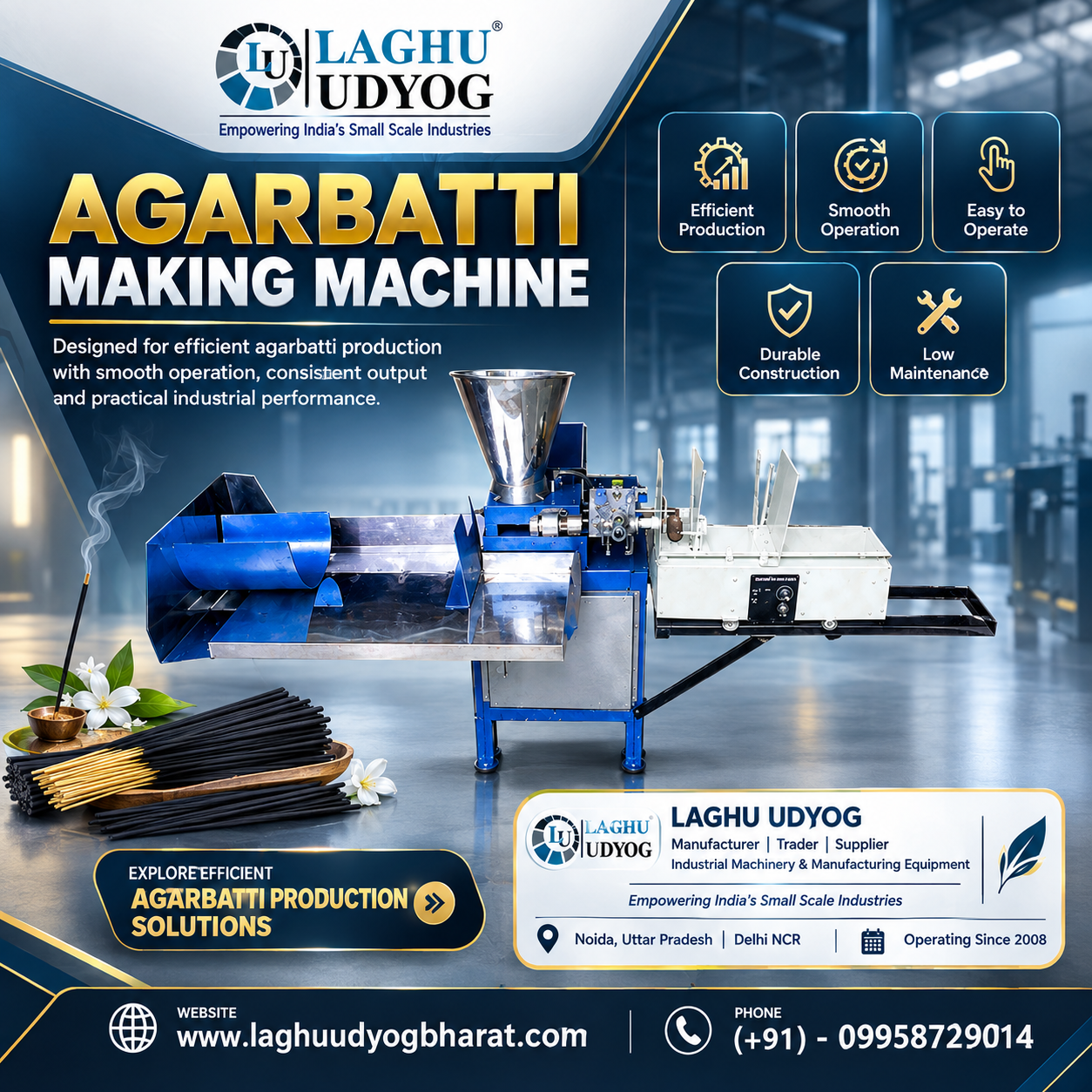  Agarbatti Making Machine Manufacturer & Supplier