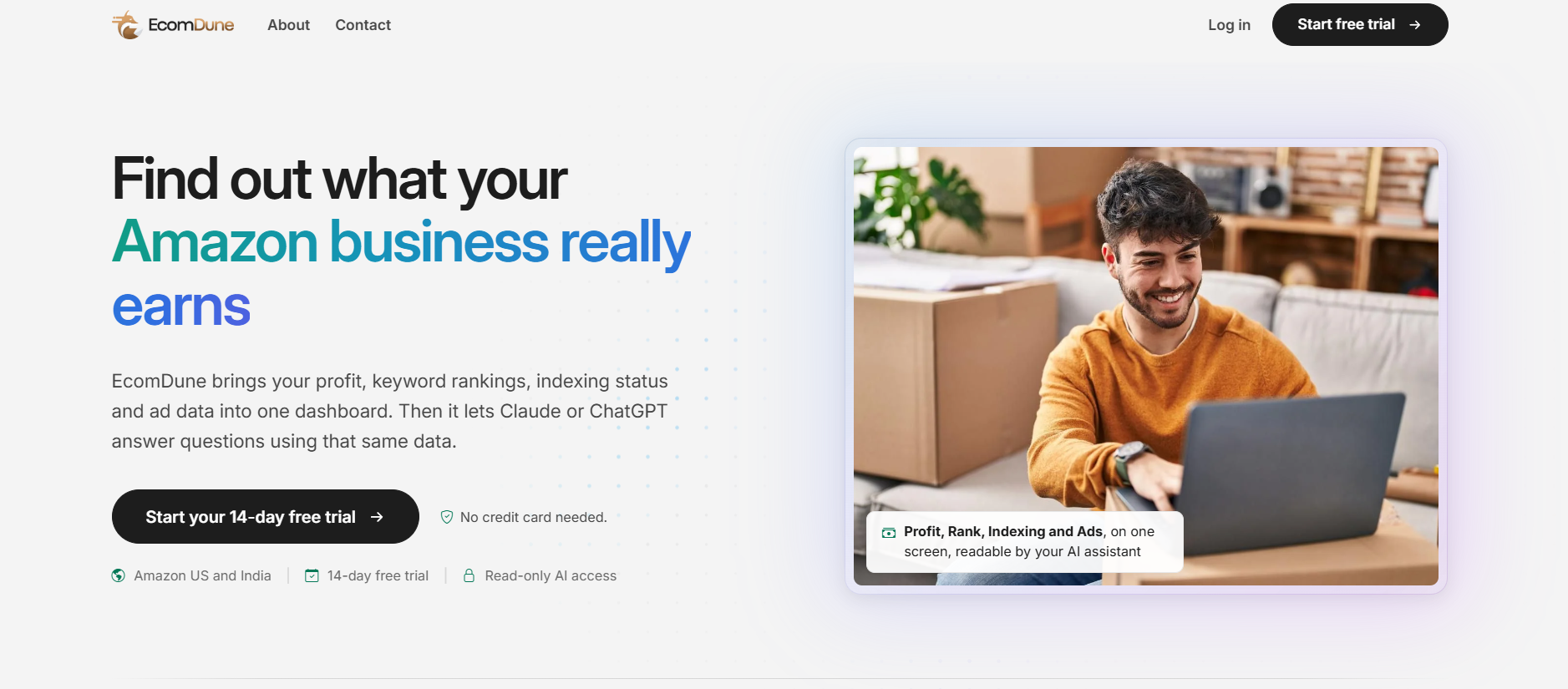  EcomDune - Amazon Seller Analytics & Profit Tracking Platform
