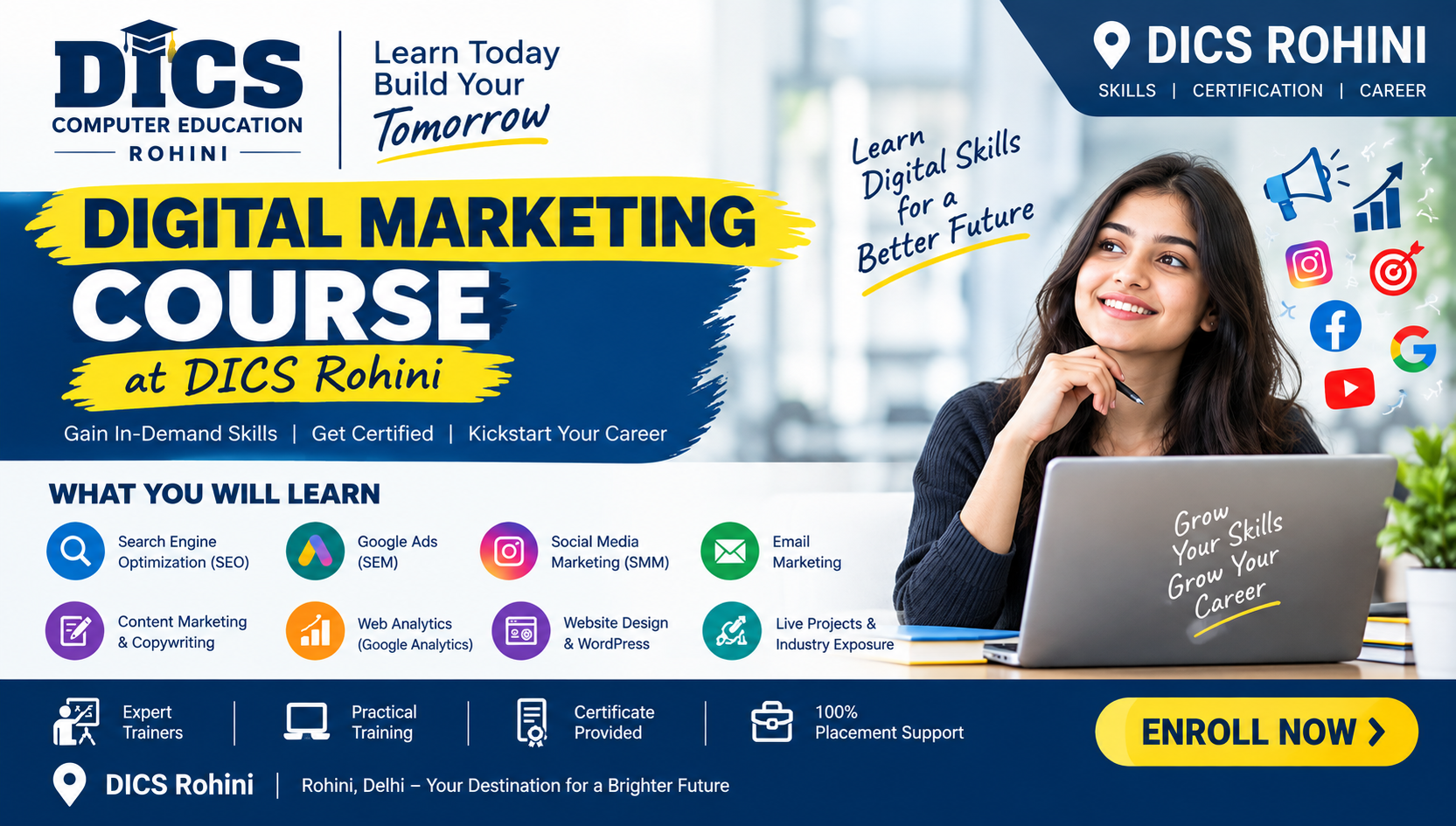  Learn digital marketing and Build Your Career with the Right digital marketing Course in Rohini