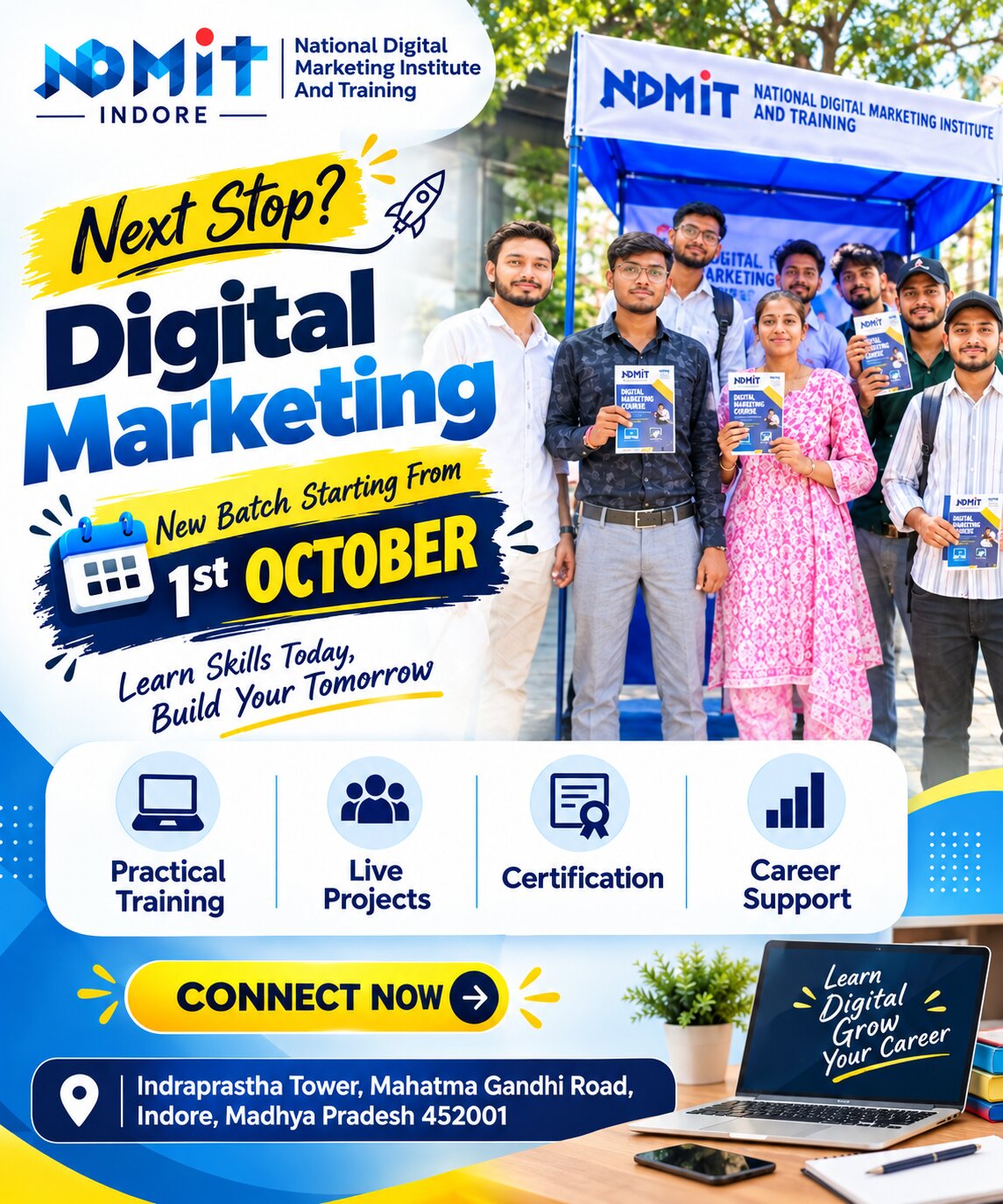  Digital Marketing Course in Indore – Batch Starting 1st October