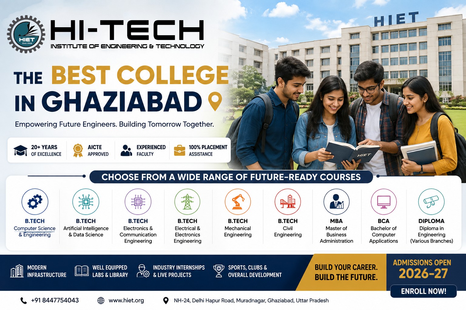  Which are the best colleges in Ghaziabad for higher education?
