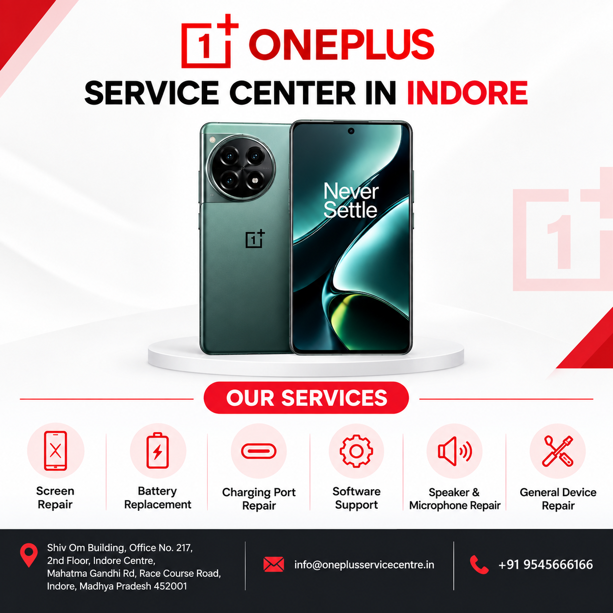  OnePlus Service Center Indore | Smartphone Services