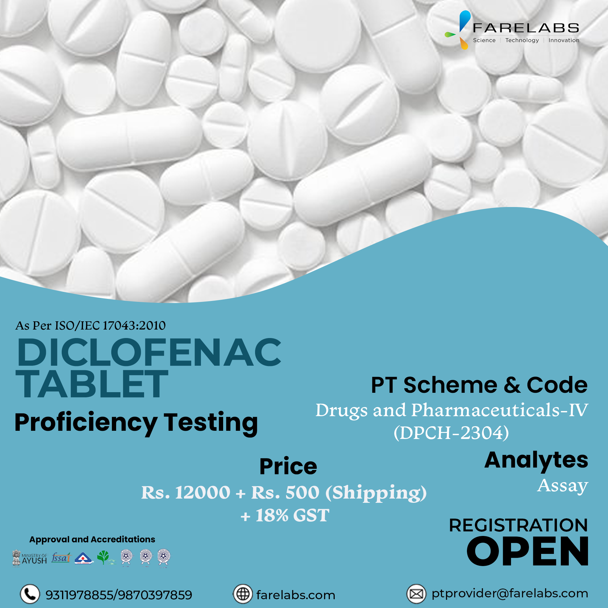  FARE LABS Pvt. Ltd. is a laboratory that conducts pollution and environmental testing.