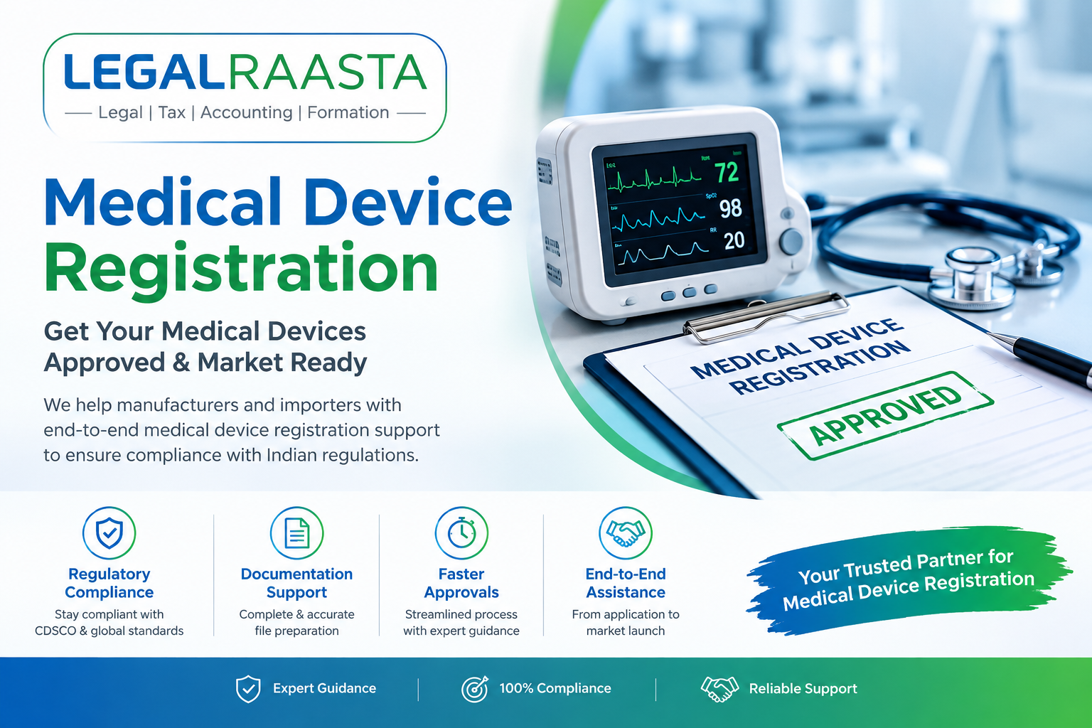  Expert CDSCO Medical Device Registration Services by LegalRaasta