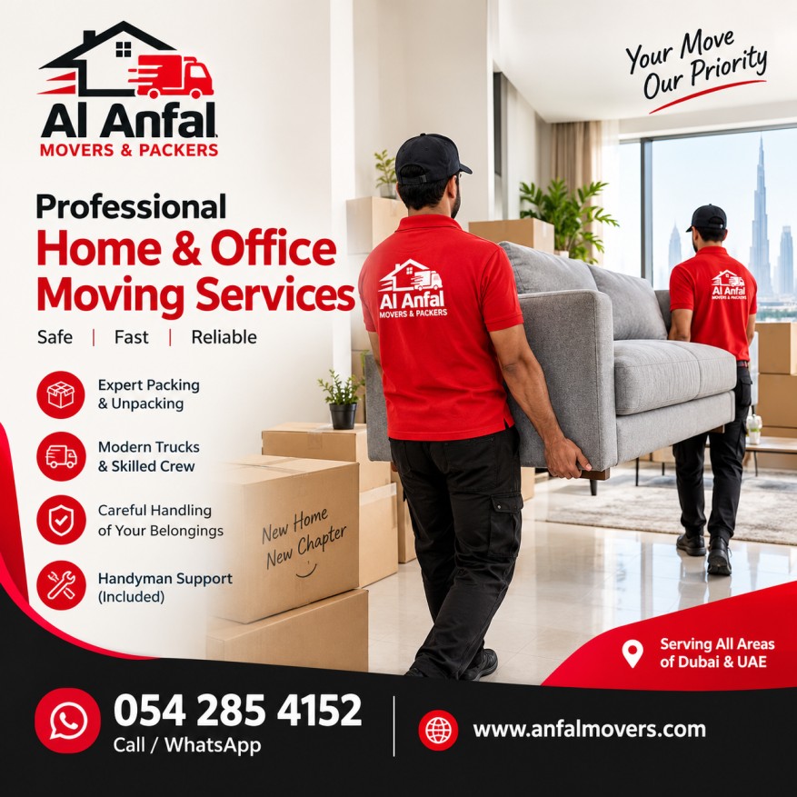  Professional Home & Office Moving Services | Al Anfal Movers