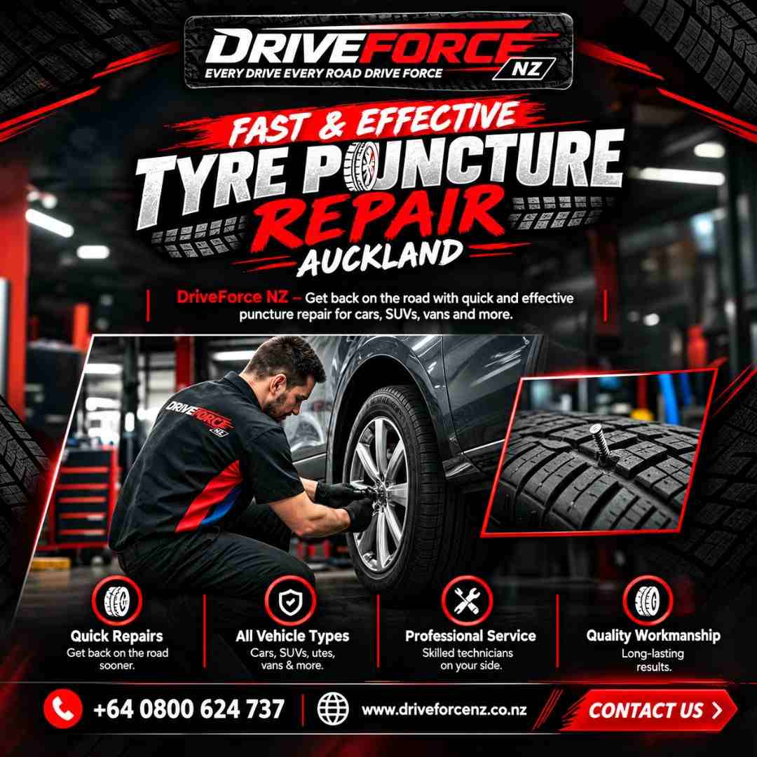  Tyre Puncture Repair Auckland | Drive force