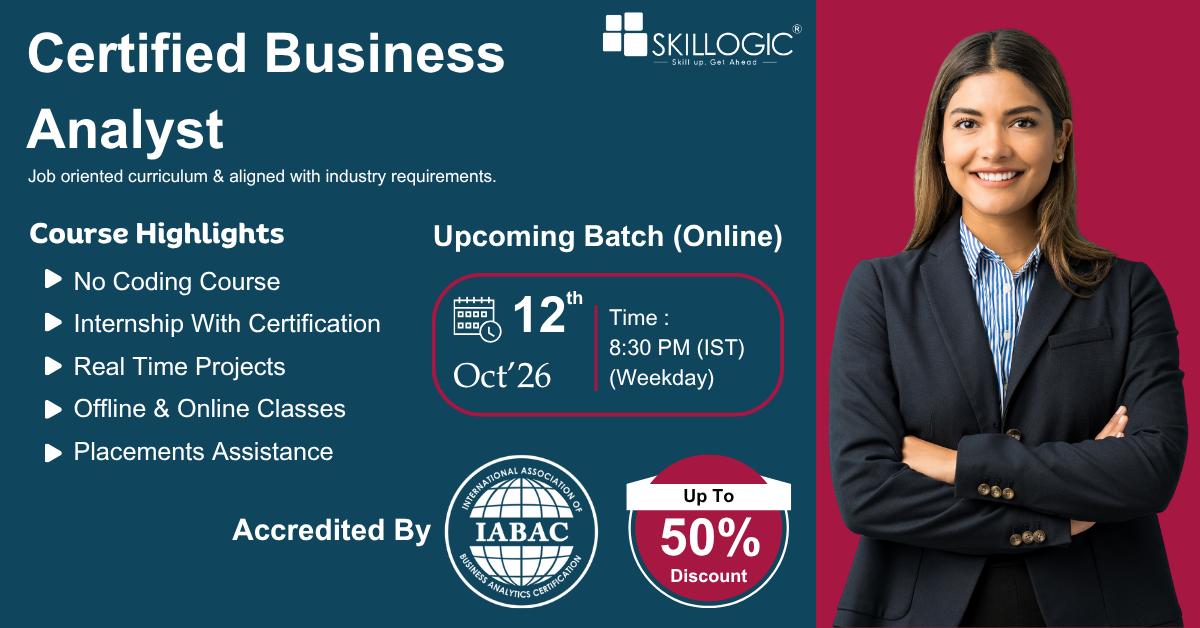  SKILLOGIC Business Analyst Training Institute In Pune