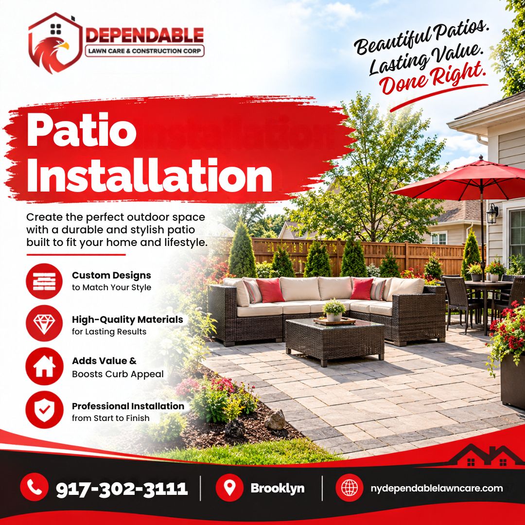 Patio Installation in Brooklyn