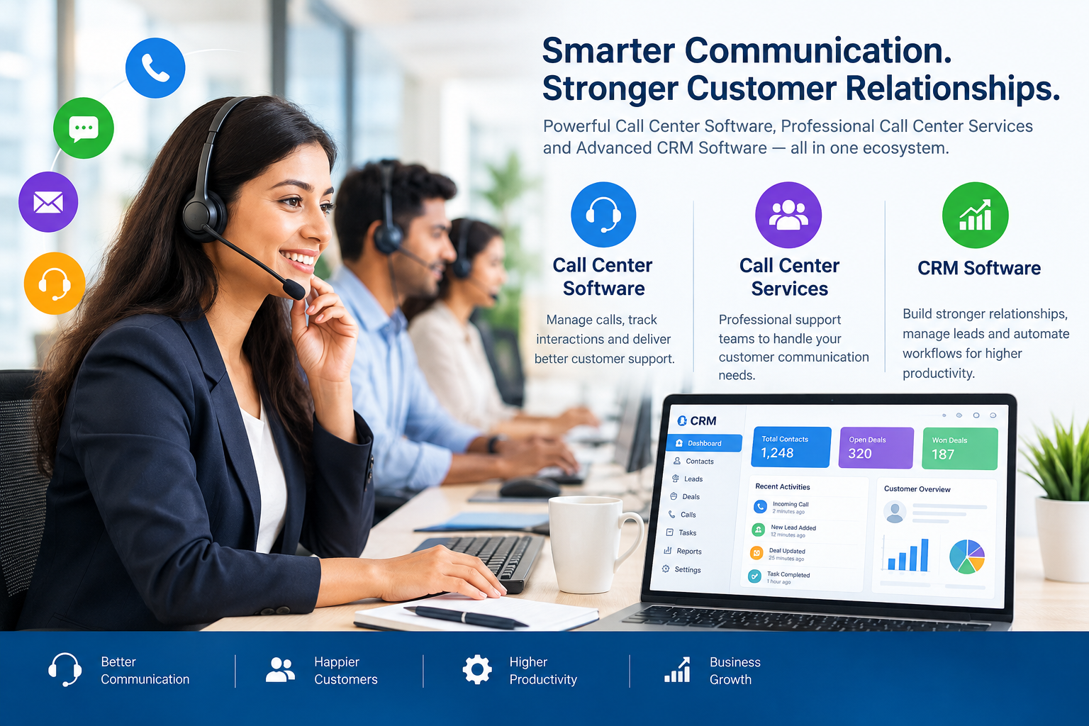  Call Center Software | Call Center Services & CRM Software