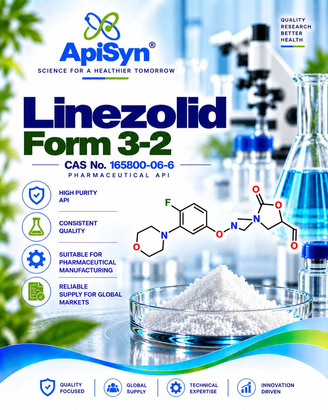  Linezolid Form III API Manufacturer & Supplier | ApiSyn