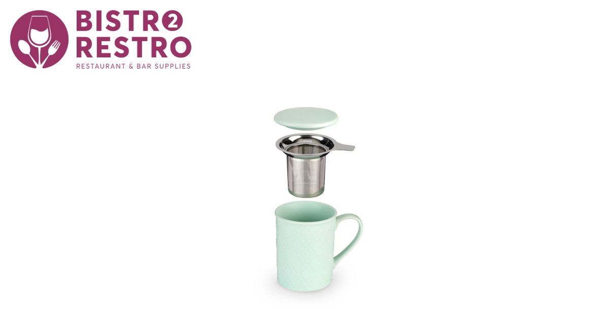  Pinky Up Annette Ceramic Tea Mug with Infuser