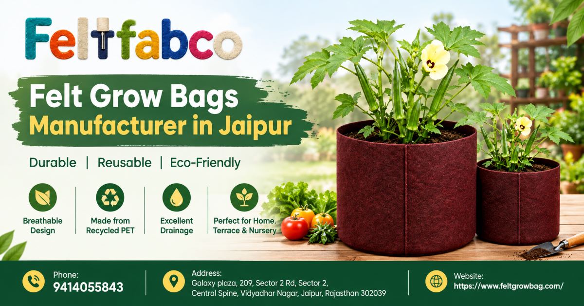  Felt Grow Bags Manufacturer in Jaipur | Felt Grow Bag
