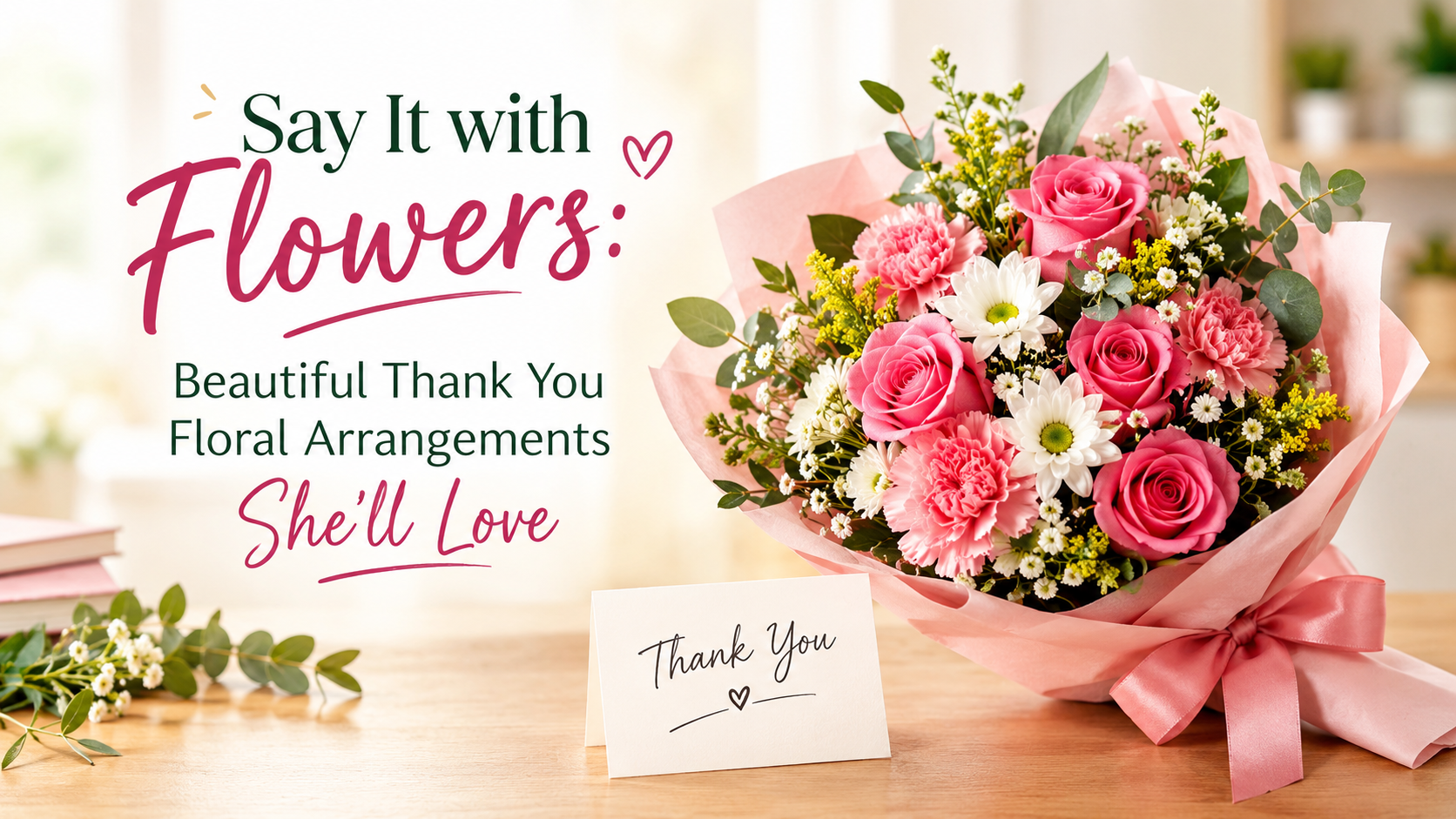  Say It with Flowers: Beautiful Thank You Floral Arrangements She’ll Love