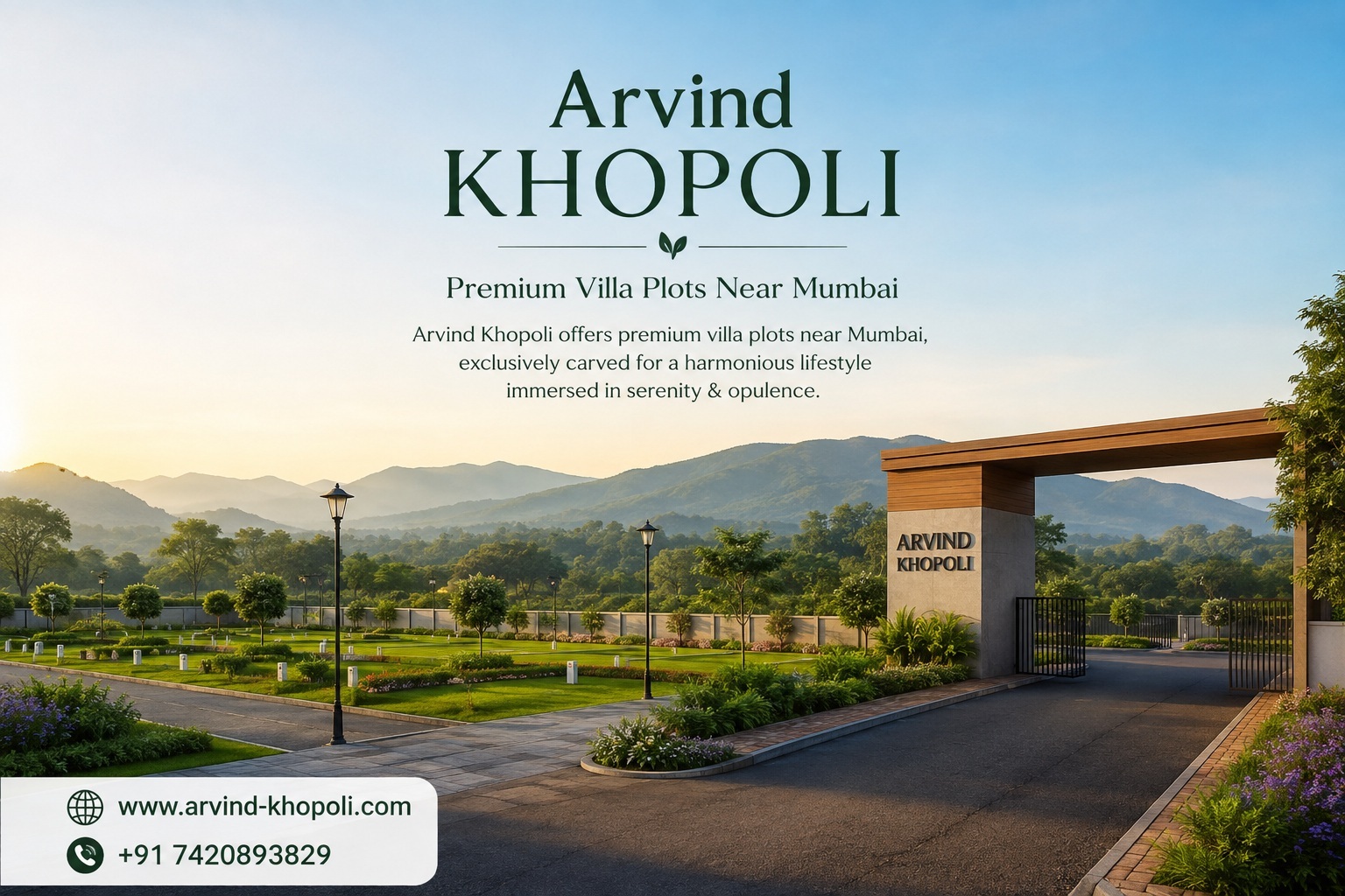  Arvind Khopoli - A 92 Acre Township Of Boutique Villa Plots