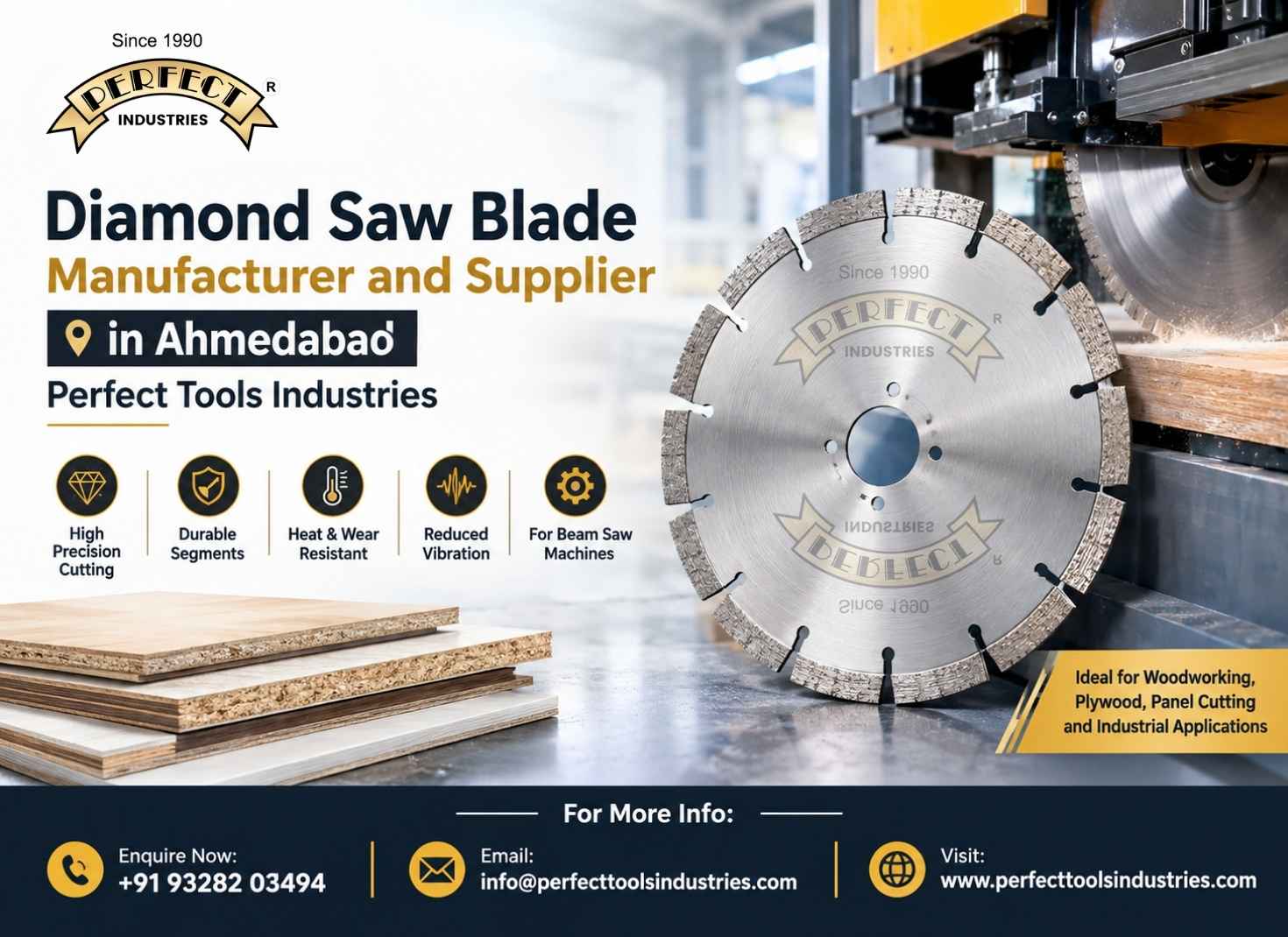  Diamond Saw Blade Manufacturer and Supplier in Ahmedabad - Perfect Tools Industries