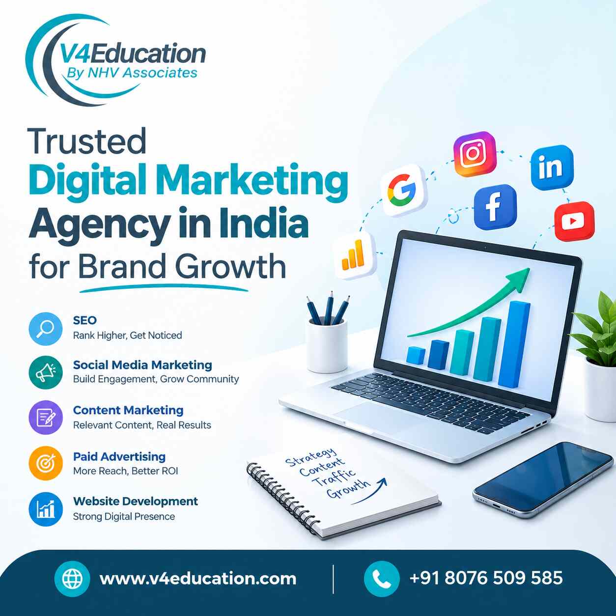  Trusted Digital Marketing Agency in India for Brand Growth