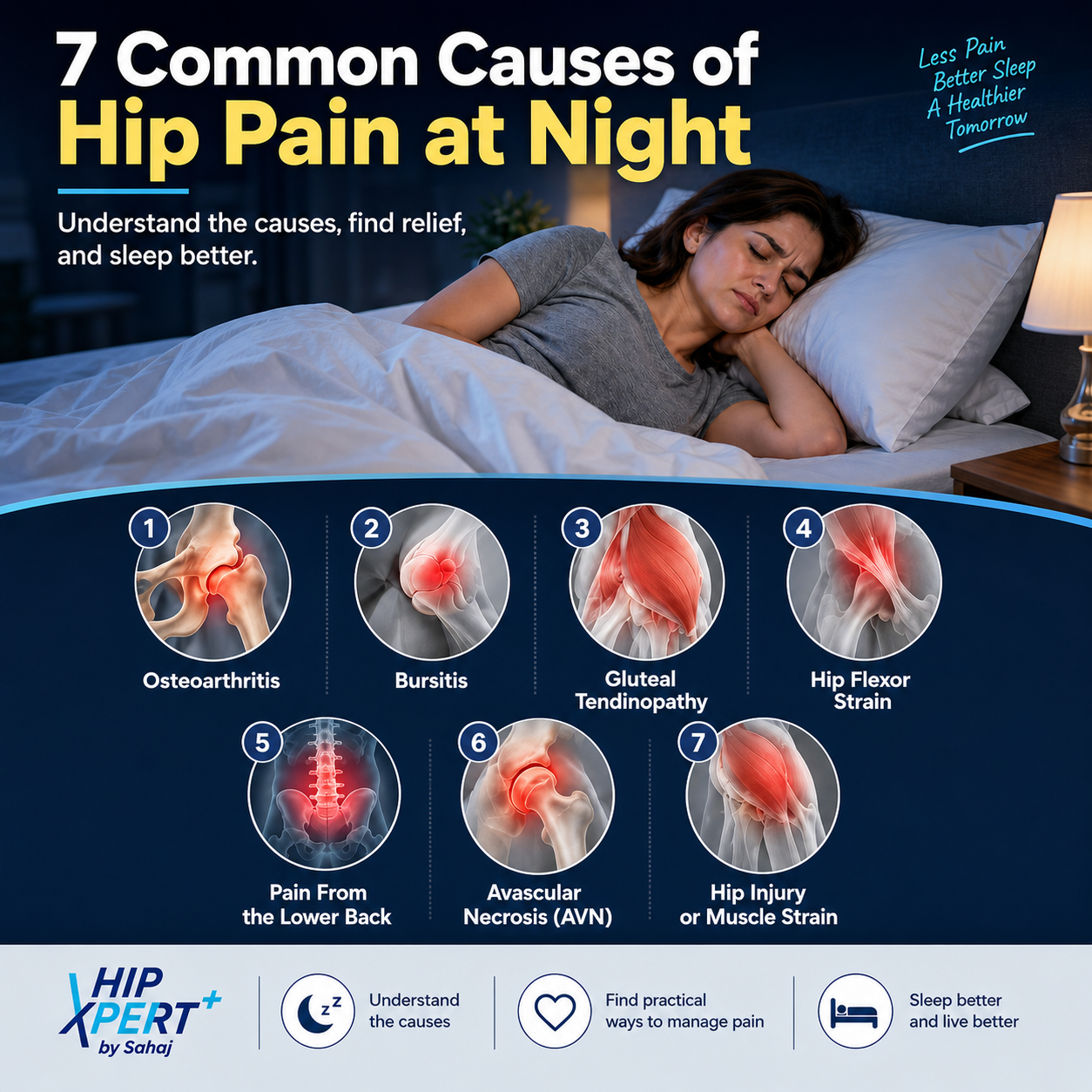  7 Common Causes of Hip Pain at Night