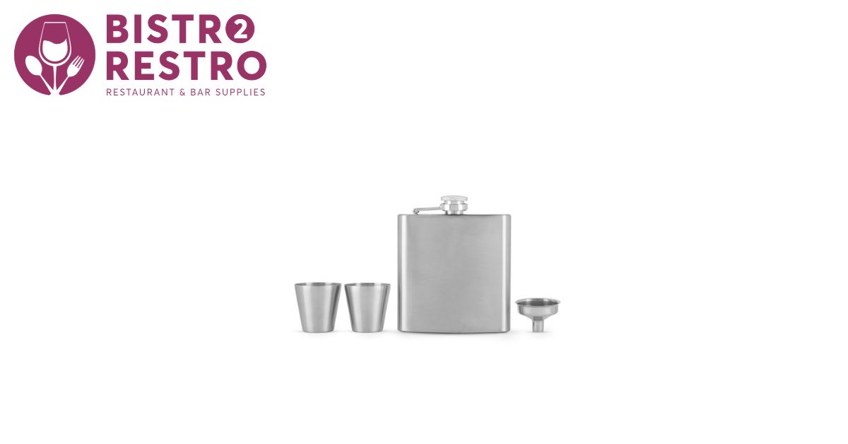  True Fiasco Flask And Shot Glass Gift Set