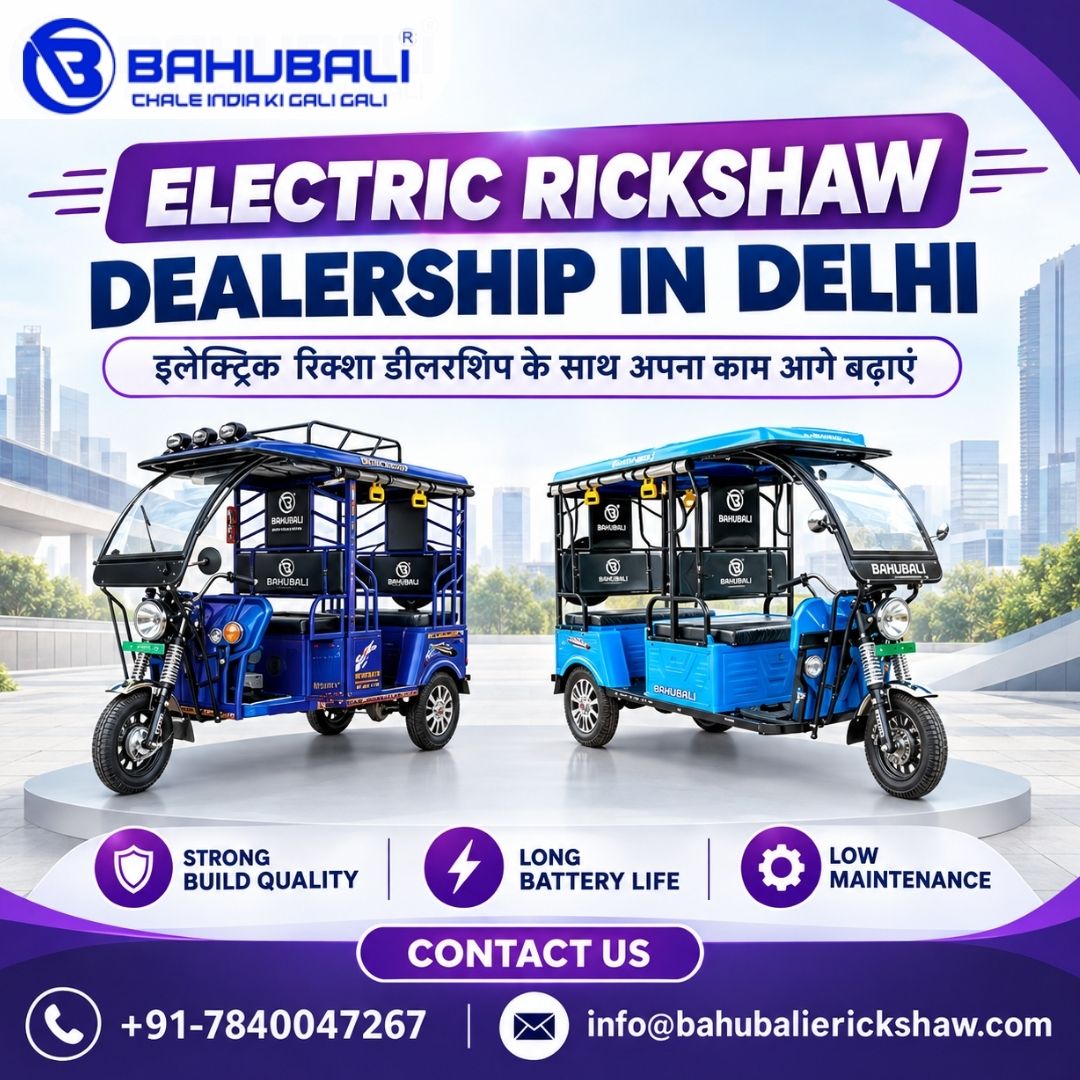  Electric Rickshaw Dealership In Delhi